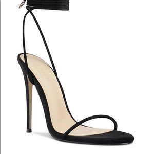 IN STORAGE- FEMME LA - Barely There Lace Up Heel